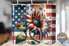 4th Of July Sunflowers Tumbler Bundle - 4th of July Tumbler Product Image 11