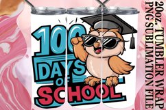 Fun Animals Tumbler Wrap 20oz Sublimation Design Product Image 1