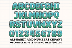 Ocean Nautical png alphabet, ocean nautical letters doodle Product Image 5