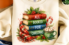 All Booked for Christmas PNG Clipart, Merry Christmas PNG Product Image 1