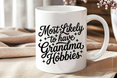 Most Likely To Have Grandma Hobbies PNG, 9 Colors Product Image 4
