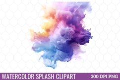 Watercolor Splash Clipart Product Image 1