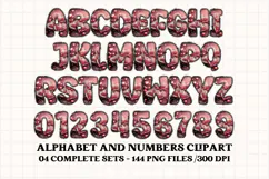 Mother's Day Alphabet clipart, mother’s day letters doodle Product Image 5