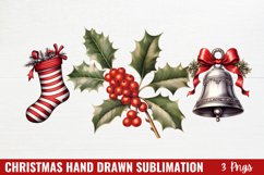 Christmas Hand Drawn Style Clipart Product Image 1