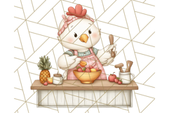 Cottagecore Kitchen Chicken Clipart PNG, Fairytale Style Product Image 3