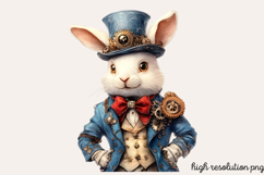 Steampunk Easter Sublimation Clipart PNG Product Image 1