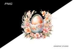 Easter Clipart, Easter Egg Clipart, Easter Bunny Png Product Image 1