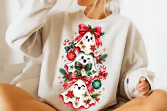Funny Christmas Ghost PNG, Funny Christmas PNG, Christmas Product Image 3