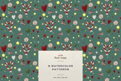 Christmas Patterns Santa Winter Print Digital Paper JPEG Product Image 11