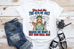 You Look Like the 4th of July Funny PNG T-Shirt|4th of July Product Image 10