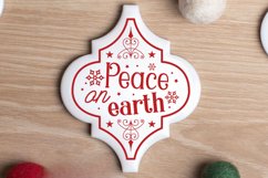 Christmas Baby Arabesque Ornament Bundle, Christmas SVG Product Image 9