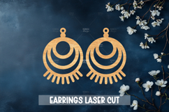 24 Boho Style Laser Cut Earrings SVG File Product Image 12