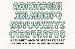 Earth Day Alphabet png clipart, earth day letters doodle Product Image 5