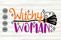 Witchy Woman Svg, Halloween Svg, Witch Svg, Spooky Svg. Product Image 1