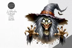 Halloween clipart, Witch clipart, Autumn clipart Product Image 1