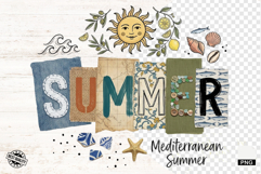 Mediterranean Collage PNG Sublimation Product Image 1