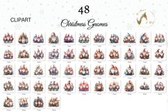 Christmas Gnomes Clipart, 48 high quality images Product Image 2