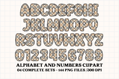 Fall Autumn Alphabet png clipart, fall autumn letters doodle Product Image 5