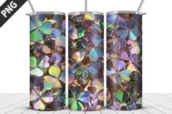 3D St Patrick&#039;s Day Tumbler Wrap| Sublimation Design Product Image 4