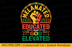 Educated and God Elevated Svg | Svg Cut Files Product Image 1
