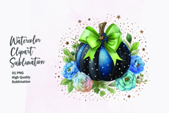 Watercolor rose bouquet clipart sublimation Product Image 2
