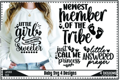 Funny Baby Svg, Newborn Svg Designs Product Image 1