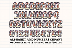Day of The Dead PNG Alphabet, day of the dead letters doodle Product Image 5