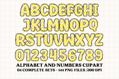 Video game Alphabet, video game letters doodle clipart Product Image 5