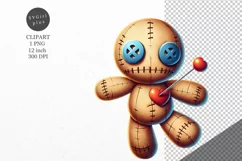 Halloween clipart, Voodoo doll clipart, Autumn clipart Product Image 1