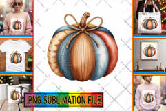 Stylish PNG Art for TSHIRTS, Pumpkin Watercolor Product Image 1