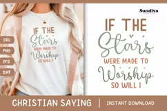 Christian Quote SVG - Faith Saying | So Will I Product Image 1