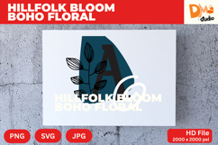 Hillfolk Bloom Boho Floral Monogram Product Image 1