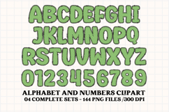 ST PATRICK Alphabet PNG Clipart, St Patrick letters doodle Product Image 3