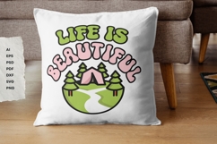 Life is Beautiful - Retro - SVG Design Vector Product Image 11