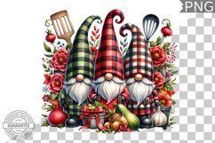 Christmas kitchen Gnome Sublimation - Clipart PNG Design Product Image 1