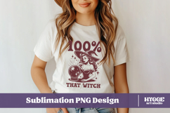 Vintage Funny Sarcastic Witch Halloween PNG DTF Bundle Product Image 11