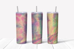 Pastel Abstract Sublimation Skinny Tumbler Wrap 20 Oz Product Image 2