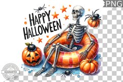 Halloween Skeleton Sublimation Bundle - High Quality PNG Product Image 3