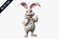 Easter Bunny Sublimation - Bunny Sublimation Design Product Image 1