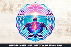 Turtle Wind Spinner Sublimation Design Product Image 1