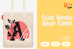 Fleur Nomad Boho Floral Monogram Product Image 1
