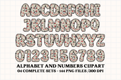 Alice in Wonderland Alphabet png, wonderland letters doodle Product Image 5