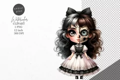 Halloween clipart, Doll clipart, Autumn clipart Product Image 1