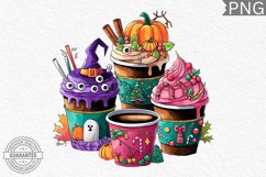 Hallothanksmas PNG, Hallothanksmas Coffee Sublimation Product Image 1