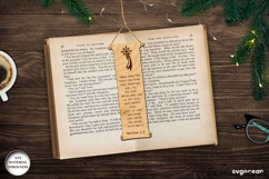 Nativity Scroll Bookmark Laser Cut | Glowforge | SVG Product Image 1