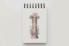Aquatic Cuties Sea Animal | Watercolor Mermaid Pink PNG Product Image 18