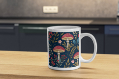 Maximalist Mushroom Tapestry Seamless Pattern, Digital Paper Product Image 10