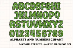 Halloween Alphabet png clipart, halloween letters doodle Product Image 5