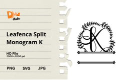 Leafenca Split Monogram Product Image 1