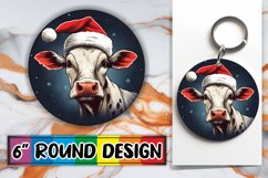 Enchanted Winter Ornament Sublimation Circle Product Image 1